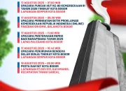 Inilah Rangkaian Kegiatan HUT RI Ke-80 di Kota Bogor, Dimulai Hari Ini