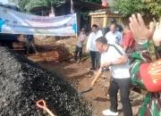 Desa Klapanunggal Kick Off Bankeu 2025, Betonisasi Jalan di Kampung Sindanglengo Dimulai