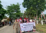 MTQ Kecamatan Ciseeng, Warga Desa Kuripan Meriahkan Pawai Ta’aruf dan Kirab Merah Putih