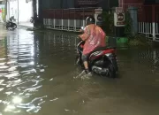 Puluhan Motor Mogok Gegara Nekat Terobos Banjir di Bojonggede, Akses Lalu Lintas Dialihkan