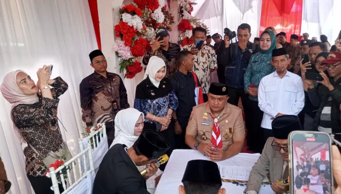 Bupati Rudy Susmanto Bakal Jadikan Nikah Massal Gratis Sebagai Program Rutin Bulanan Pada 2026