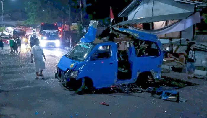 Modifikasi Pakai Bahan Bakar Gas, Angkot di Citeureup Meledak