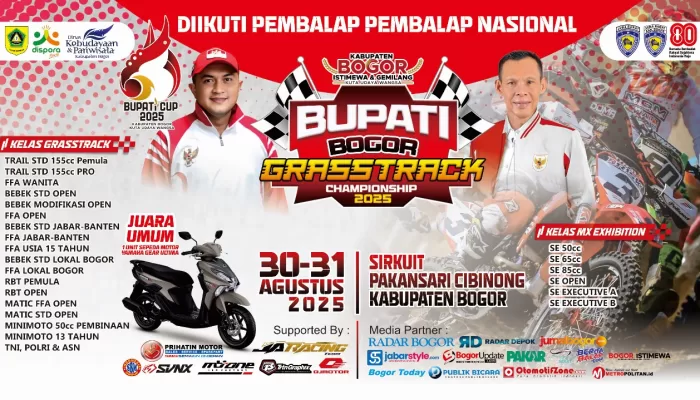 Juara Umum Grasstrack Bupati Cup bakal Bawa Pulang Yamaha Gear