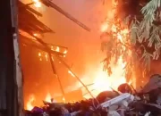 Buang Puntung Rokok Sembarangan, 1 Lapak Rongsokan Kebakaran di Bojonggede