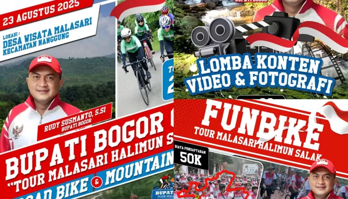 Pemkab dan ISSI Gelar Bupati Bogor Cup Tour Malasari Halimun Salak, Catat Jadwalnya
