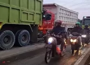 Tabrakan Beruntun di Jalan Raya Kemang-Parung Sebabkan Kemacetan Total