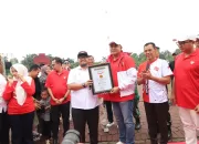 Kabupaten Bogor Pecahkan Rekor MURI Penyajian Talas Kukus Terbanyak Dunia