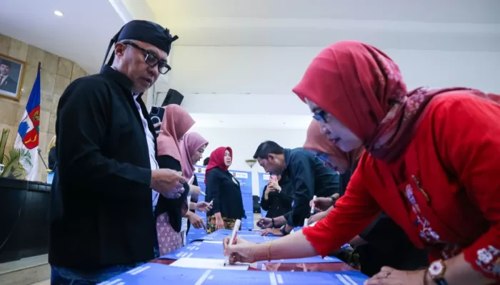 Seluruh Pegawai Setda Kota Bogor Teken Pakta Integritas Perkuat Tata Kelola Pemerintahan
