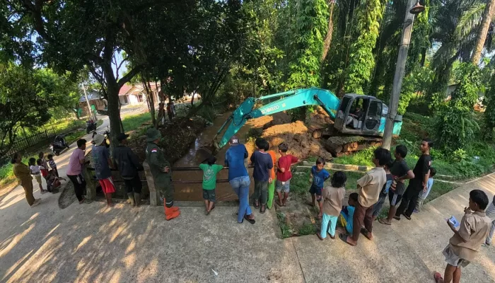 Penanganan Banjir di Cimulang Rancabungur Sudah 70 Persen, Kades Cimulang Apresiasi Bupati Rudy Susmanto