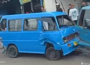 Truk di Cileungsi Alami Rem Blong, 2 Angkot yang Ngetem Tertabrak dan 3 Orang Terluka