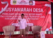 Lewat Musyawarah, Gugun Wiguna Resmi Pimpin Desa Citeureup