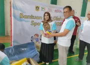 Cetak Atlet Profesional, Dispora Kabupaten Bogor Serahkan Alat Olahraga SportKids