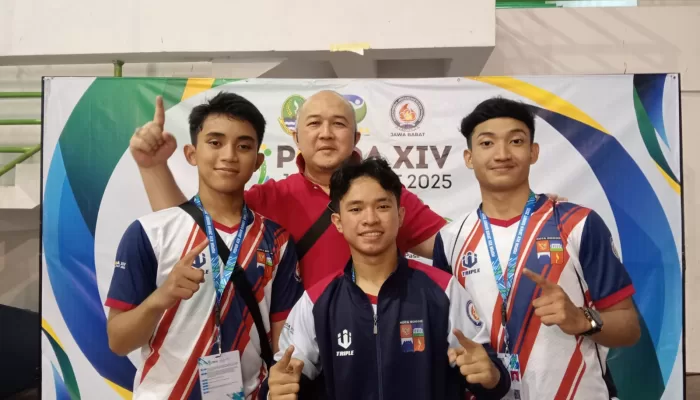 Tim Karate Kota Bogor Raih Emas KATA Beregu Putra