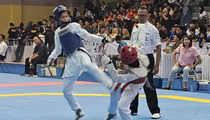 Tim Taekwondo Kabupaten Bogor Sudah Kantongi 3 Medali Emas