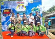 World Cleanup Day 2025, Kompak Bersihkan Setu Cibereum Desa Rawapanjang