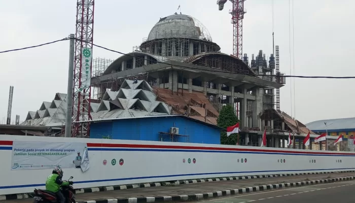 Proses Pembangunan Masjid Raya Kabupaten Bogor Telah Capai 57 Persen