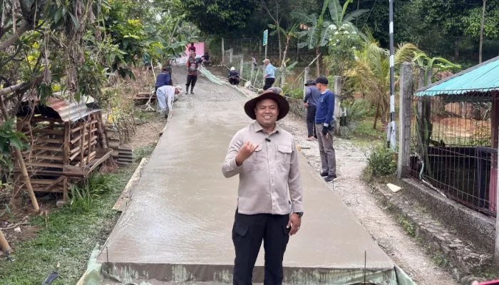 Pemdes Cijayanti Realisasikan Bankeu Infrastruktur 2025 dengan Betonisasi Jalan di 2 Wilayah