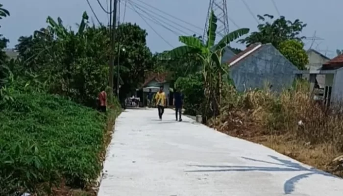 Setelah 2 Tahun Menanti, Pemdes Tonjong Akhirnya Bisa Betonisasi Jalan Desa Pakai Bankeu 2025