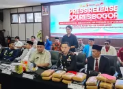 Agustus-Oktober 2025, Polres Bogor Bongkar 114 Kasus Narkoba dan Ringkus 155 Tersangka