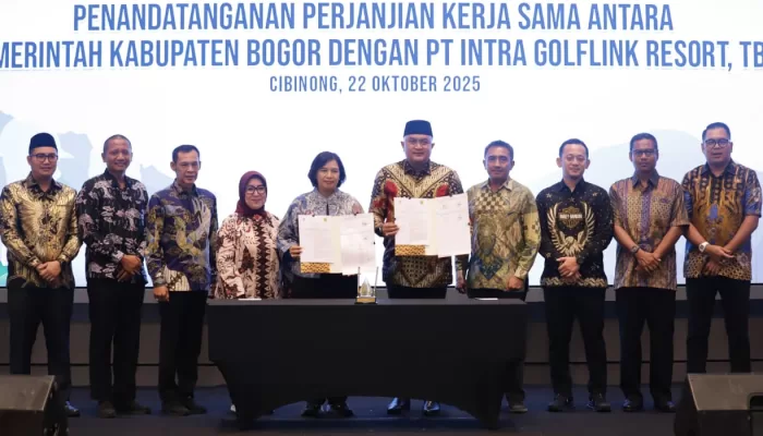 Berkontribusi Dorong Pertumbuhan Ekonomi di Kabupaten Bogor, Bupati Rudy Susmanto Beri Penghargaan Kepada Investor Terbaik