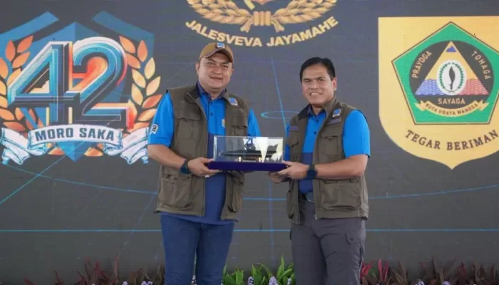 Bupati Rudy Susmanto Apresiasi Kepedulian TNI AL Gelar Bakti Sosial di Desa Bojong Koneng