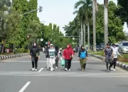 Uji Coba Car Free Day Tegar Beriman Sukses