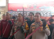 Polisi Amankan 7 Pelaku Membawa Sajam di Wilayah Bogor Timur