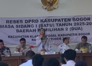 Camat Klapanunggal Sampaikan Apresiasi dan Aspirasi Pembangunan saat Reses DPRD Kabupaten Bogor