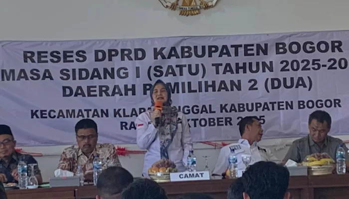 Camat Klapanunggal Sampaikan Apresiasi dan Aspirasi Pembangunan saat Reses DPRD Kabupaten Bogor
