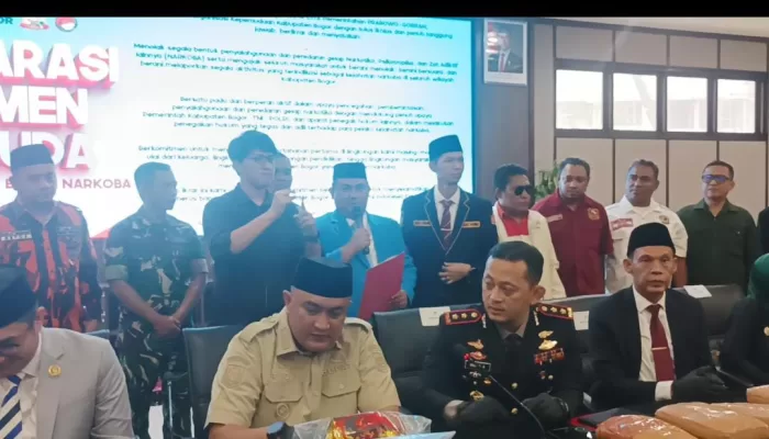 Deklarasi Gerakan Anti Narkoba, Wahyudi Chaniago: Saatnya Pemuda Jadi Benteng Pertahanan Pertama dari Bahaya Narkoba