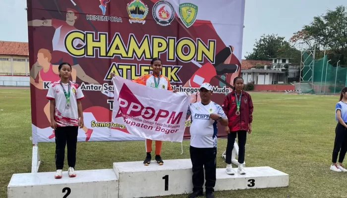 Atlet PPOPM Kabupaten Bogor Berjaya di Kejurnas Atletik dan Taekwondo SPOM 2025