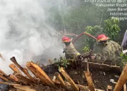 Tempat Pemotongan Kayu di Tanjungsari Kebakaran Usai Adanya Pembakaran Sampah