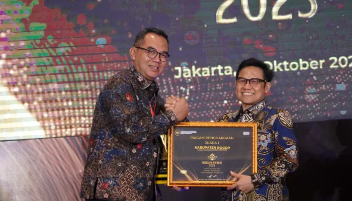 Pemkab Bogor Sabet Juara 1 Mandaya Awards 2025 Berkat Inovasi Samisade
