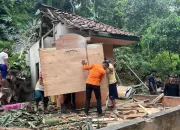 Tertimpa Pohon Kawung yang Tumbang, 1 Unit Rumah di Sukamakmur Ambruk