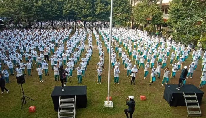 Dispora Kabupaten Bogor Perluas Sosialisasi Senam Bogor Bugar ke Kalangan Pelajar