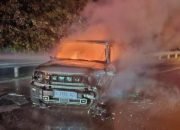 Balap Liar Berujung Kebakaran Mobil di Tol Jagorawi, 2 Orang Alami Luka Bakar