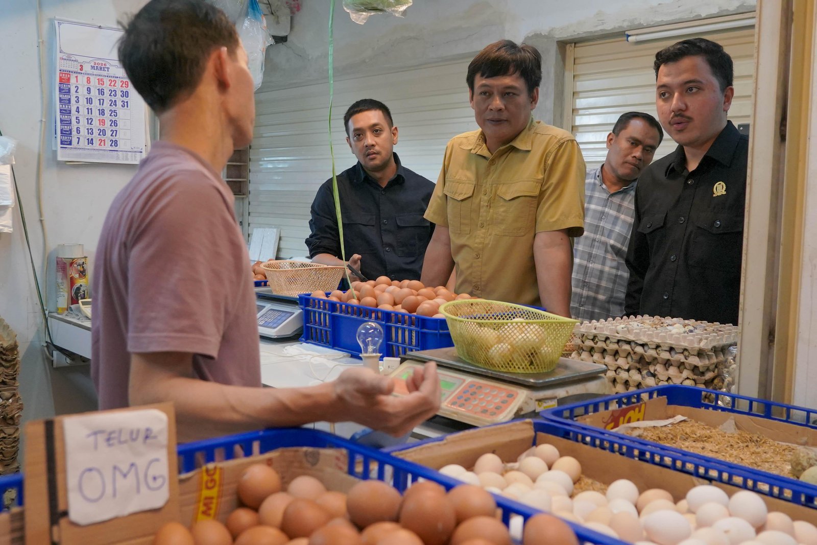 Komisi II DPRD Kota Bogor Sidak Harga Komiditi di Pasar Gembrong dan Pasar Jambu Dua