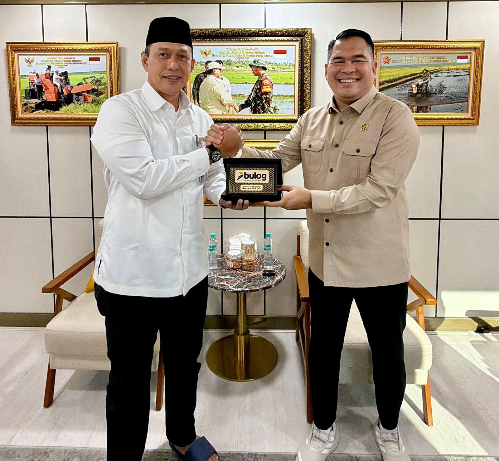 Ketahanan Pangan Jadi Prioritas, Ketua Komisi I DPRD Kabupaten Bogor Bangun Sinergi dengan Bulog