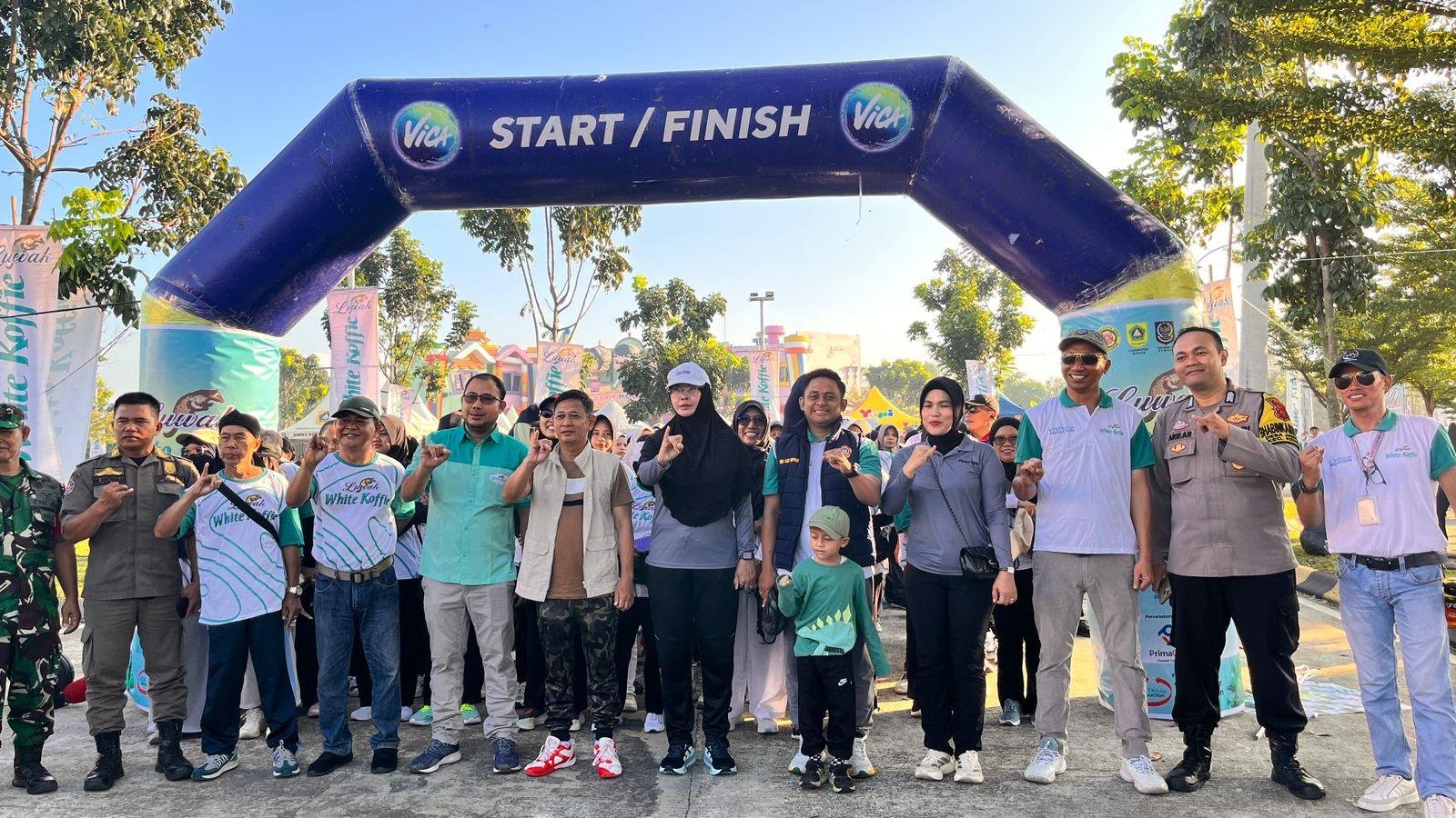 Katar Kecamatan Kemang Sukses Gelar Jalan Sehat, Hadiah Utama Tiket Umroh