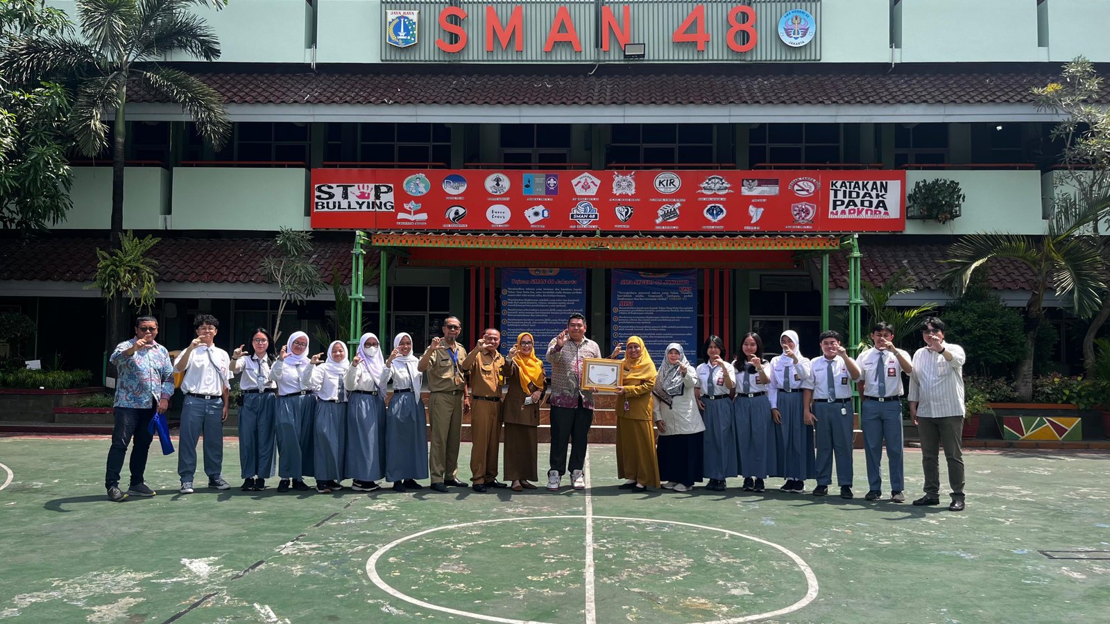 Visitasi ke SMAN 48, Ketua KI DKI Jakarta Tegaskan Optimalisasi Peran PPID Jadi Kunci Proses SPMB