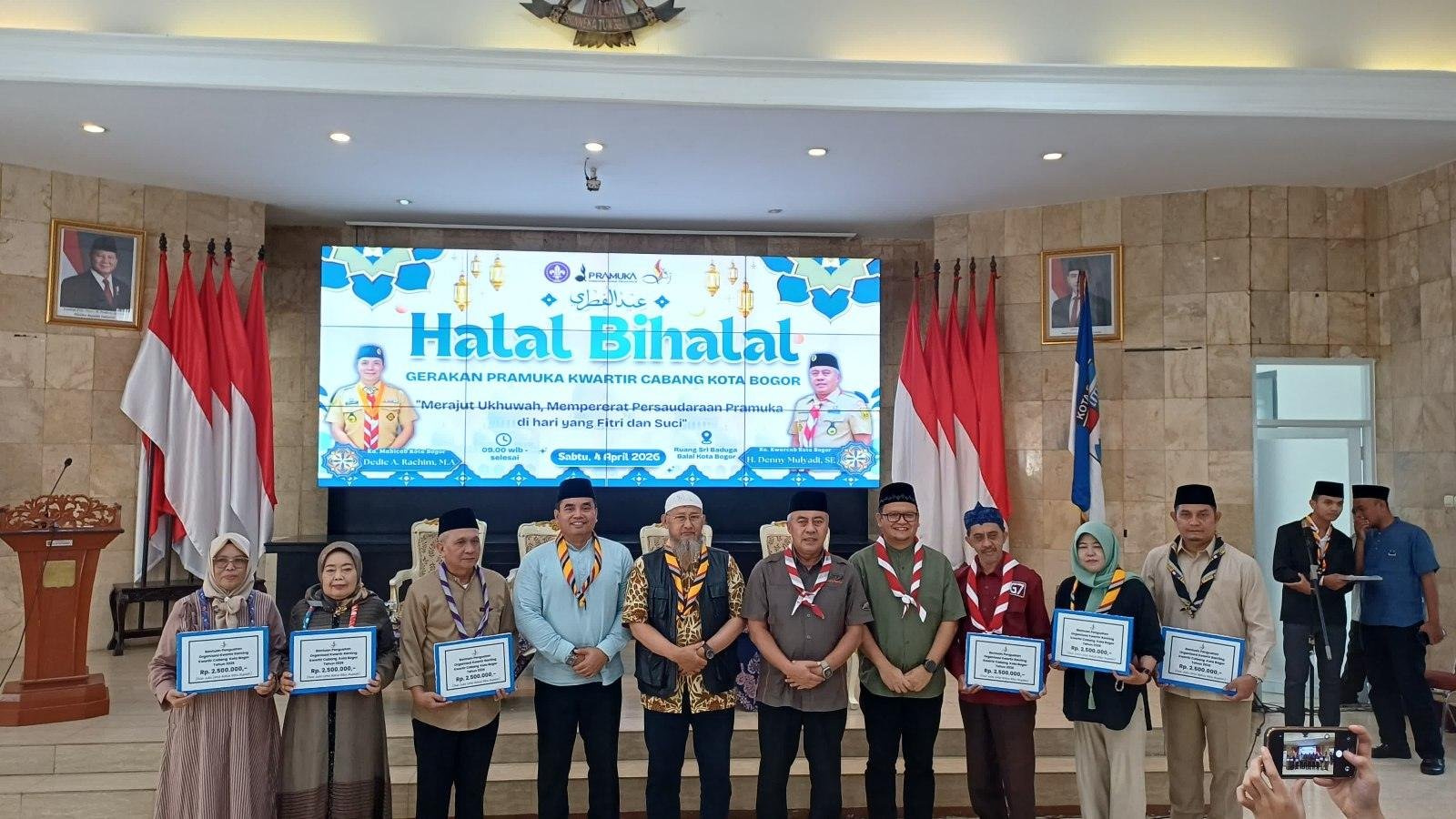 Kwarcab Pramuka Kota Bogor Gelar Halal Bihalal, Tekankan Efisiensi dan Kebersamaan