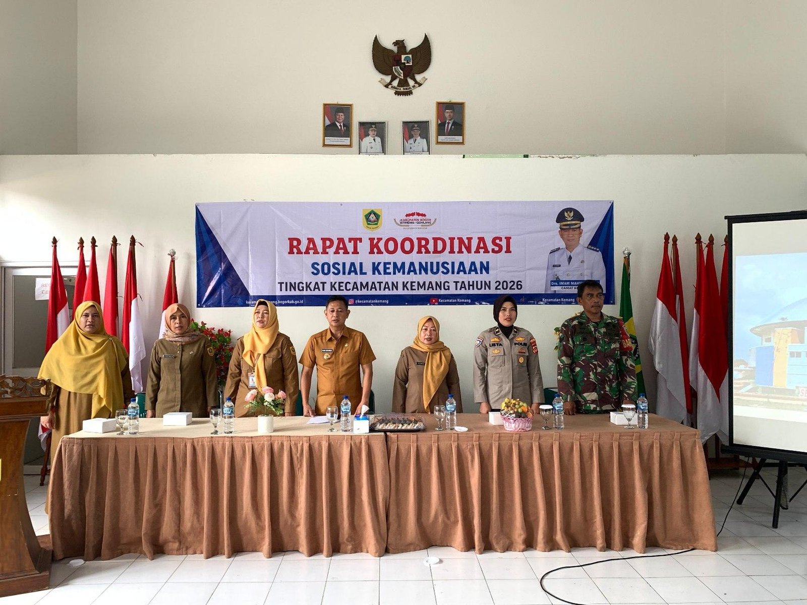 Rakor Sosial Kecamatan Kemang, Kasi PM Tekankan Sinergi Lintas Sektor