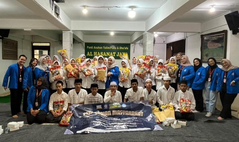 Peduli Lingkungan Sosial, Universitas Bina Sarana Informatika Lakukan Pengabdian Masyarakat