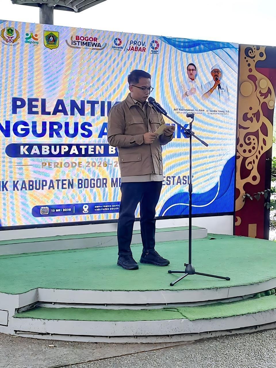 Atep Dukung Pembangunan Sport Center Rancabungur