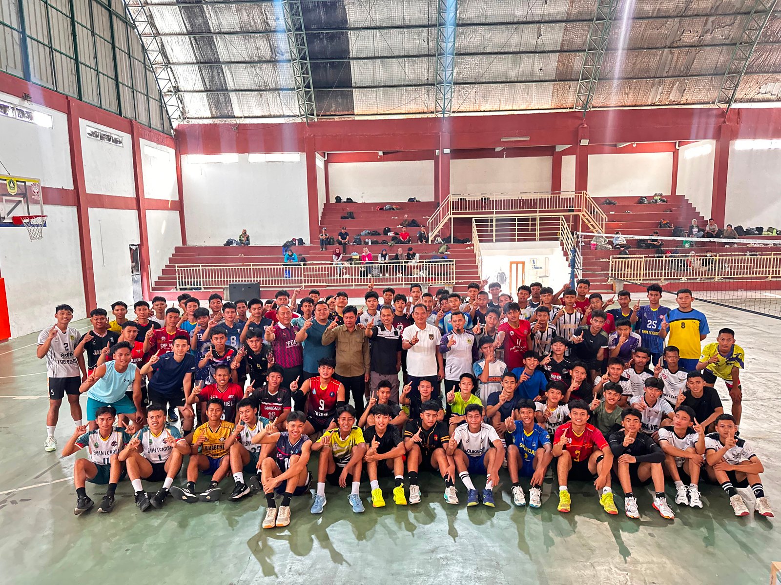 Dispora dan PBVSI Kabupaten Bogor Gelar Seleksi Atlet Bola Voli Putra untuk Hadapi POPWILDA Jawa Barat