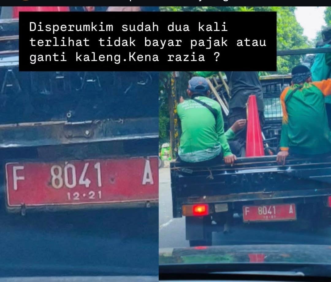 Diduga Pajak Mati Sejak 2021, Kendaraan Dinas Disperumkim Kota Bogor Jadi Sorotan
