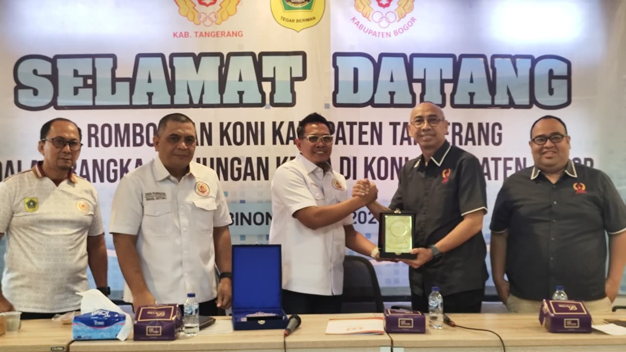 KONI Kabupaten Tangerang Sambangi Kabupaten Bogor, Ini Tujuannya