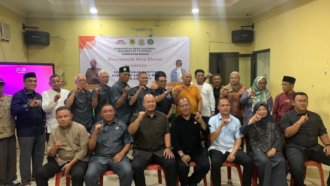 Musdes Desa Cileungsi Bentuk Panitia Pengisian Anggota BPD Masa Bakti 2027-2035