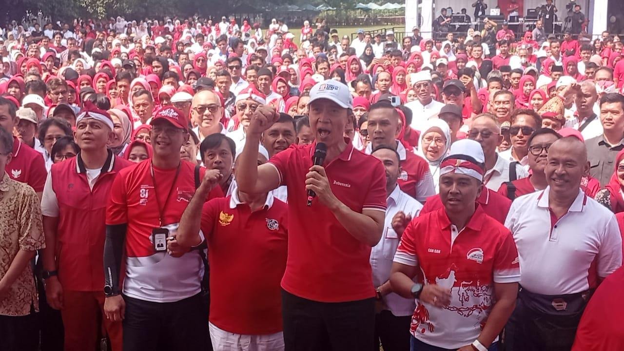 Pesta Rakyat HUT Ke-81 RI di Istana Bogor, Warga Antusias Nikmati Kemeriahan