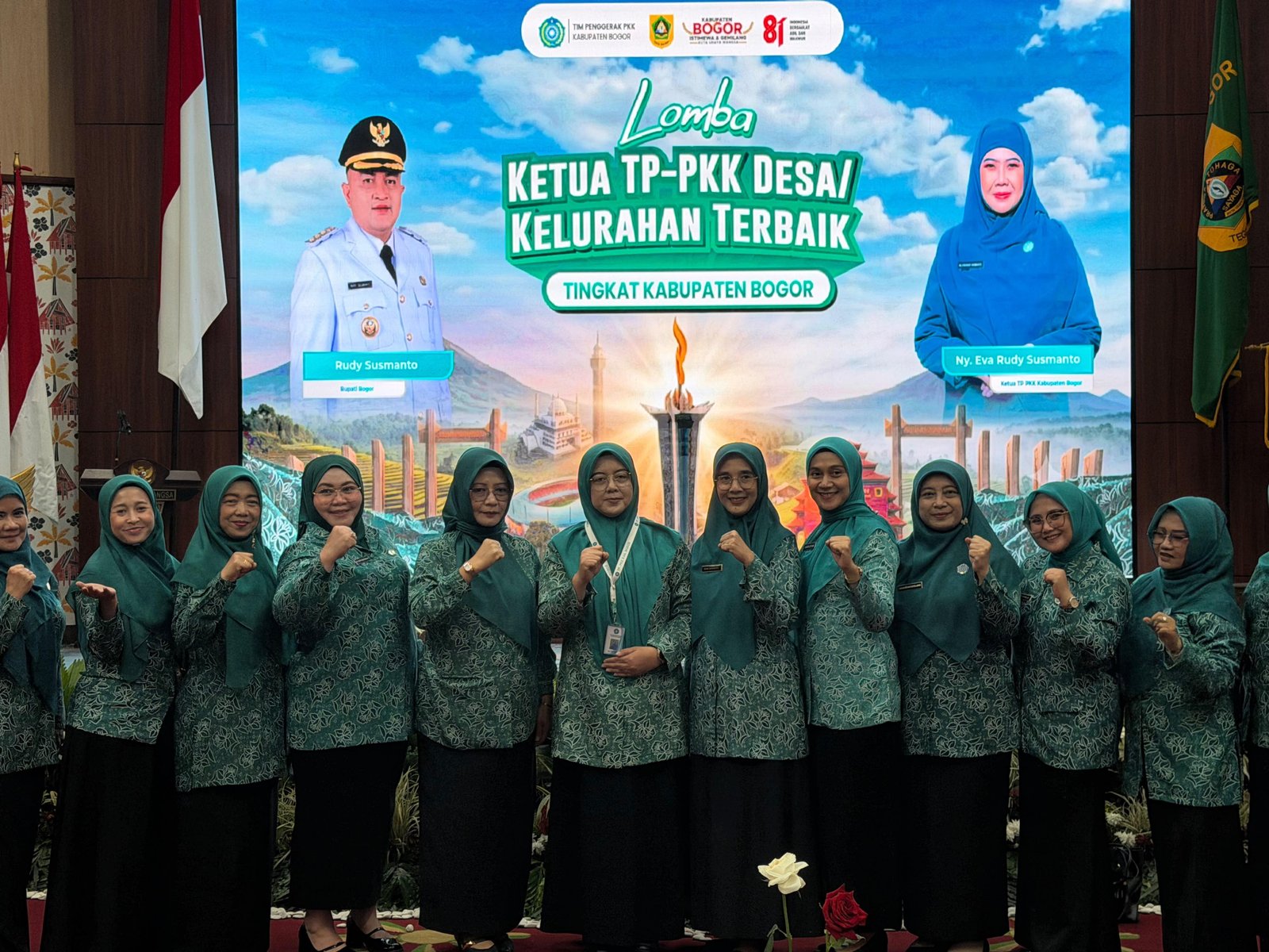 Lomba TP PKK Desa/Kelurahan Jadi Momentum Perkuat Kapasitas Kader di Kabupaten Bogor
